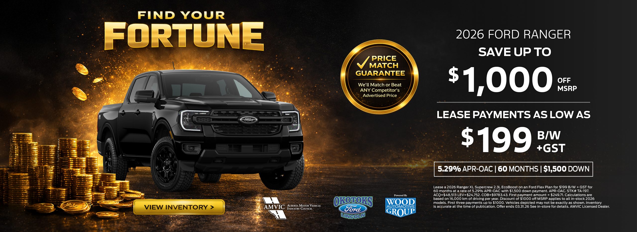 Find Your Fortune - Ranger CTA