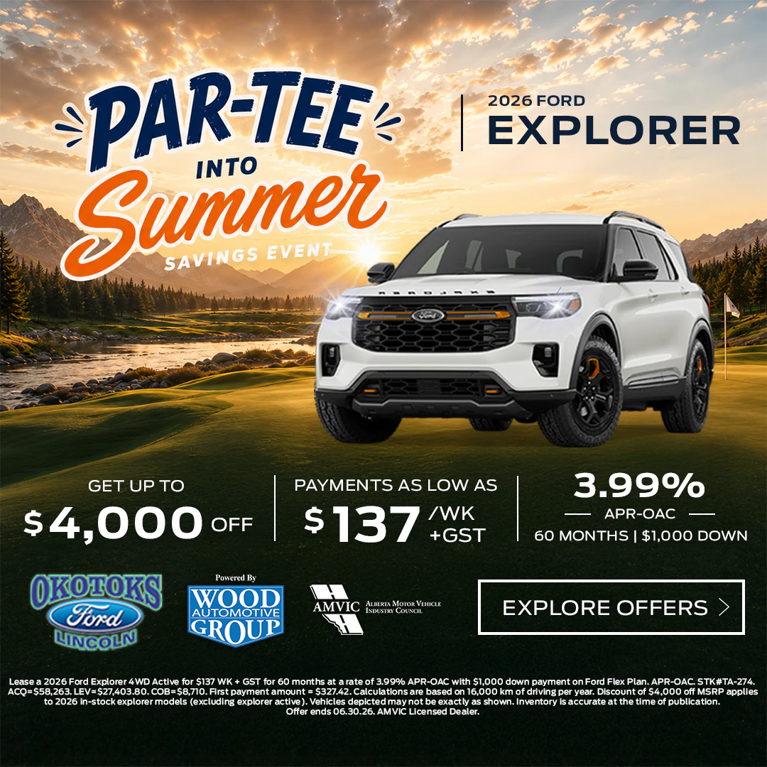 Okotoks Ford Ranger Find Your Fortune banner featuring Ford Ranger deals in Okotoks Alberta